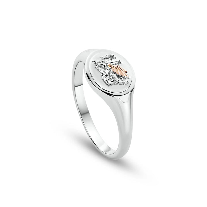 Clogau Welsh Dragon Silver Ring