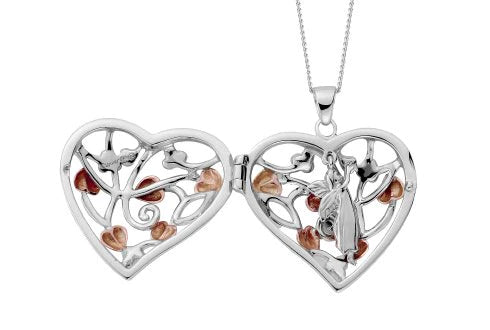 Clogau Fairy Heart Locket & Drop Earrings Set