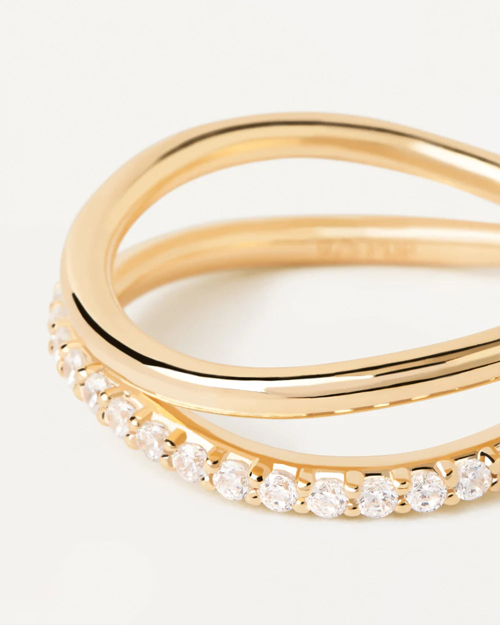 PDPAOLA Gold Twister Ring