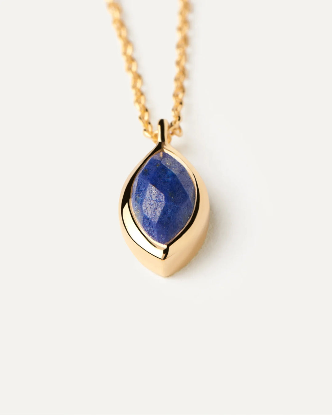 PDPAOLA Gold Lapis Lazuli Nomad Necklace