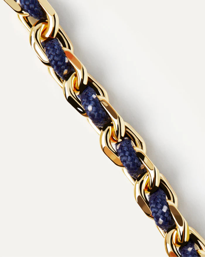 PDPAOLA Gold Midnight Adjustable Rope Bracelet