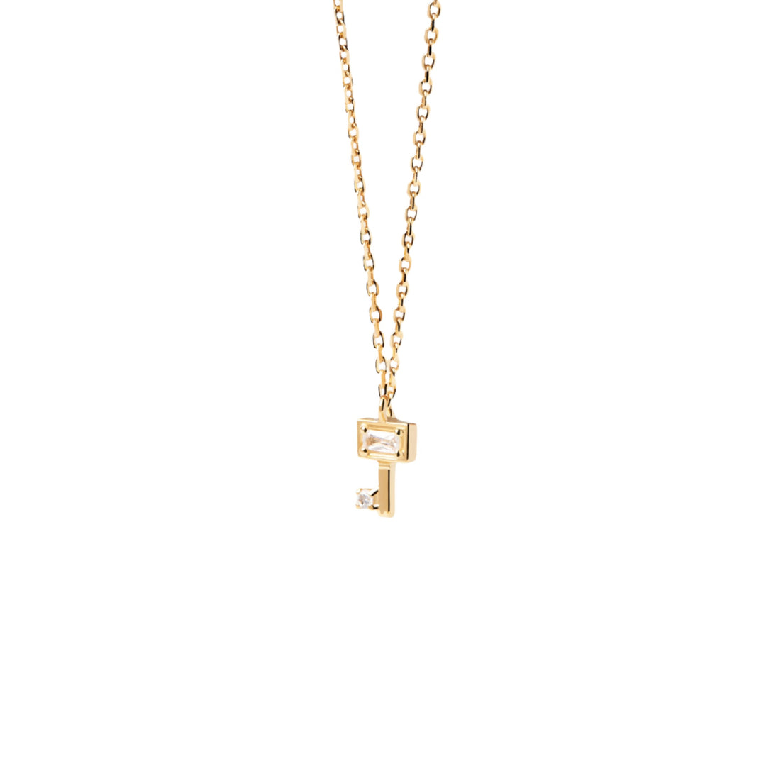 PDPAOLA Gold Key Necklace