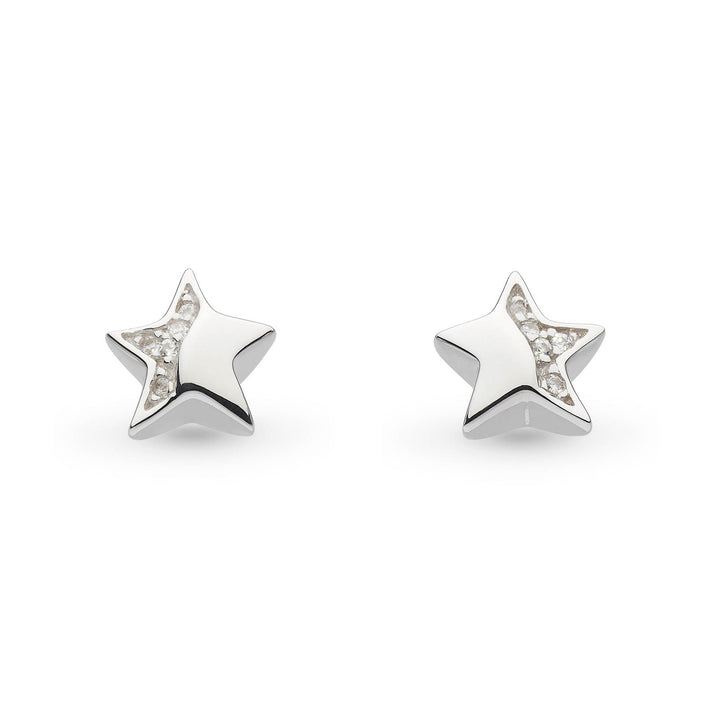 Kit Heath Silver Miniatures Starlight Pave Stud Earrings