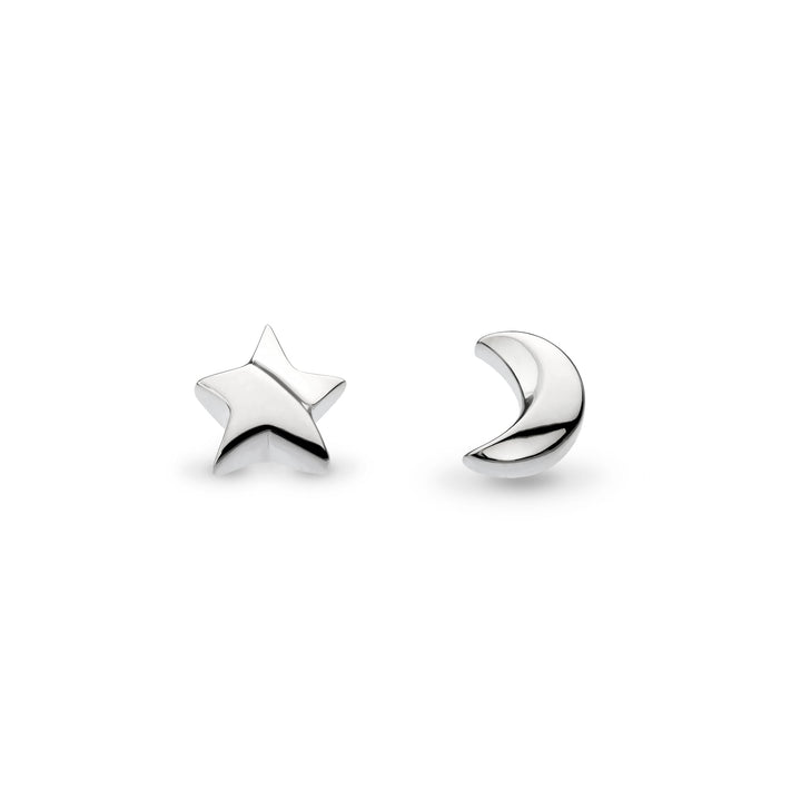 Kit Heath Silver Miniatures Moonligh Stud Earrings