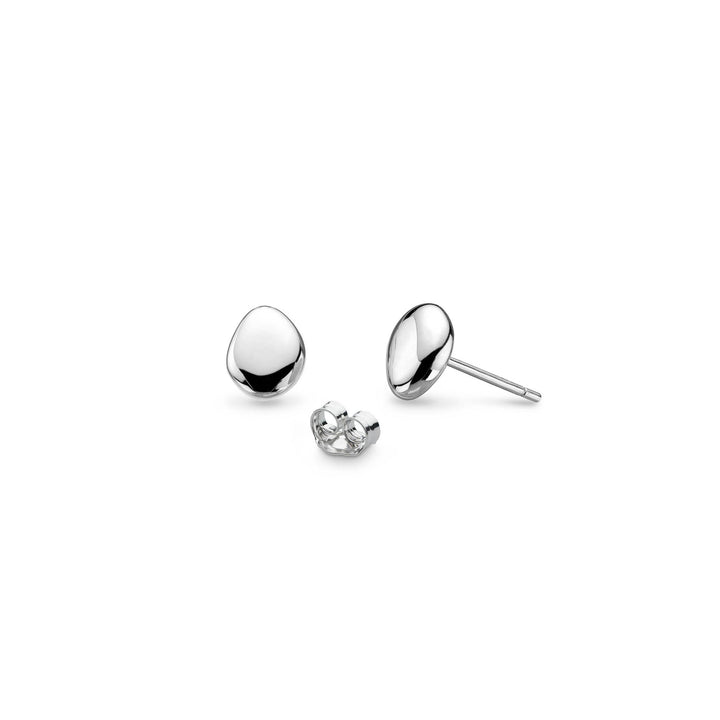 Kit Heath Silver Coast Tumble Stud Earrings