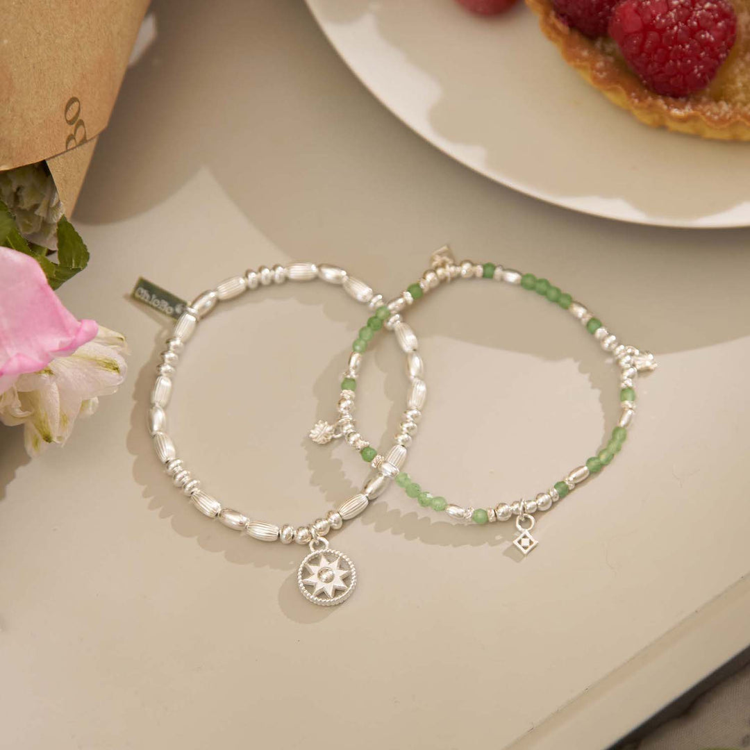 ChloBo Silver Harmony Aventurine Set Of 2