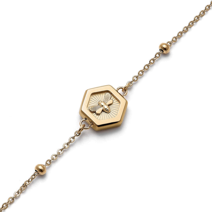 Olivia Burton Gold Minima Bee Bracelet