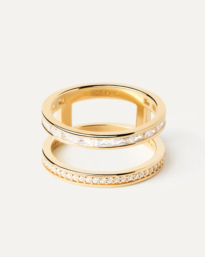 PDPAOLA Gold Bianca Ring