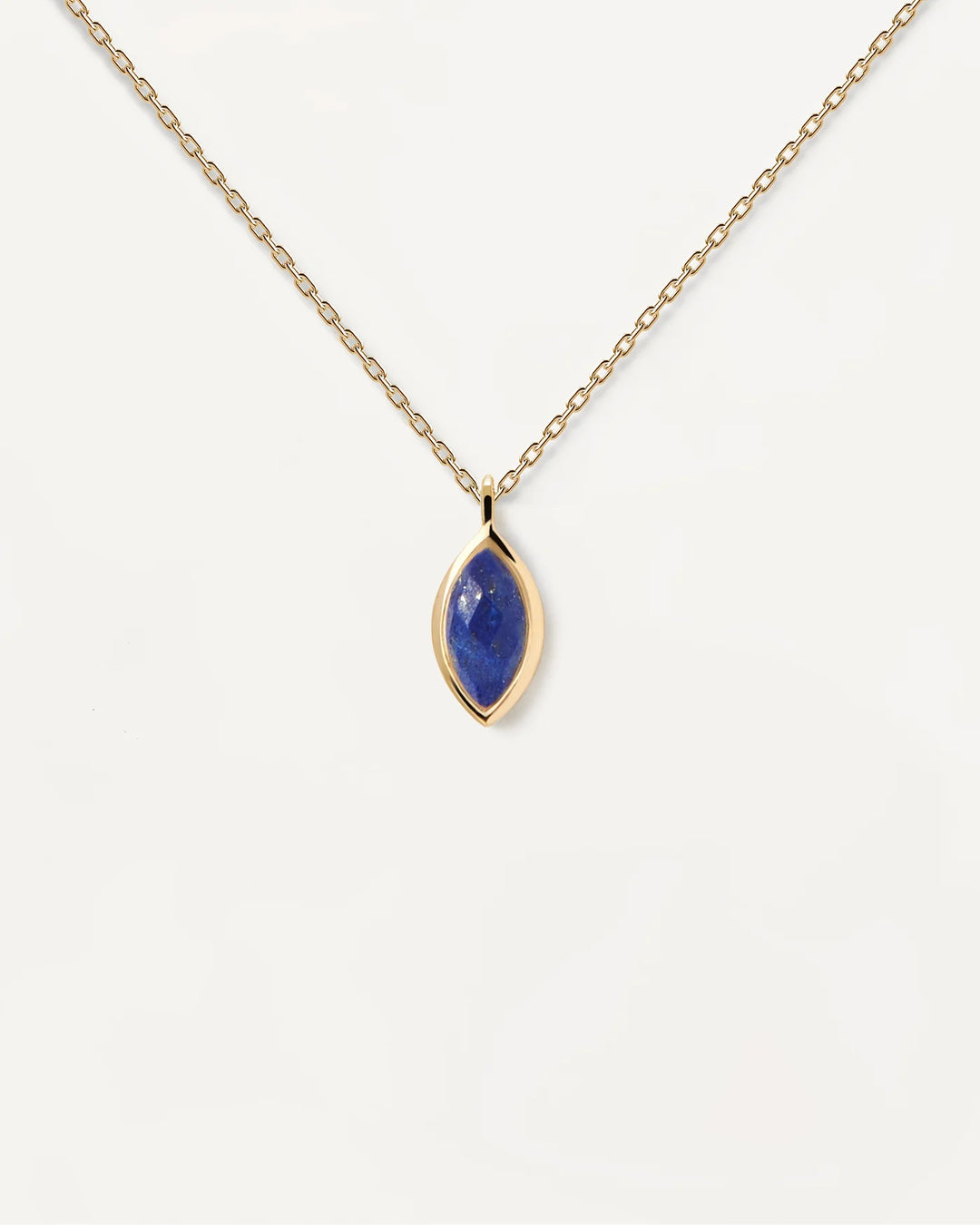 PDPAOLA Gold Lapis Lazuli Nomad Necklace