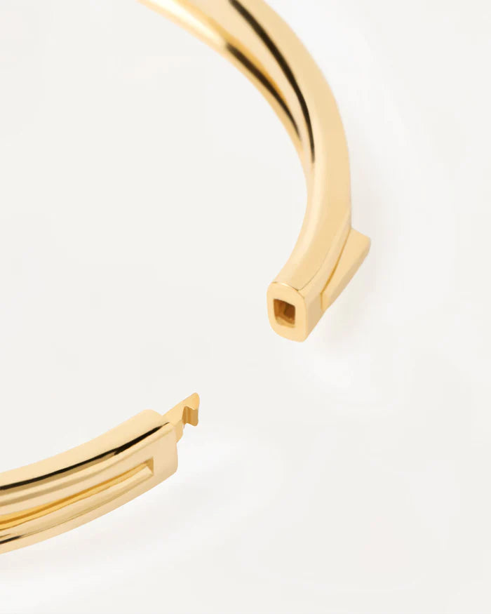 PDPAOLA Gold Twister Bangle