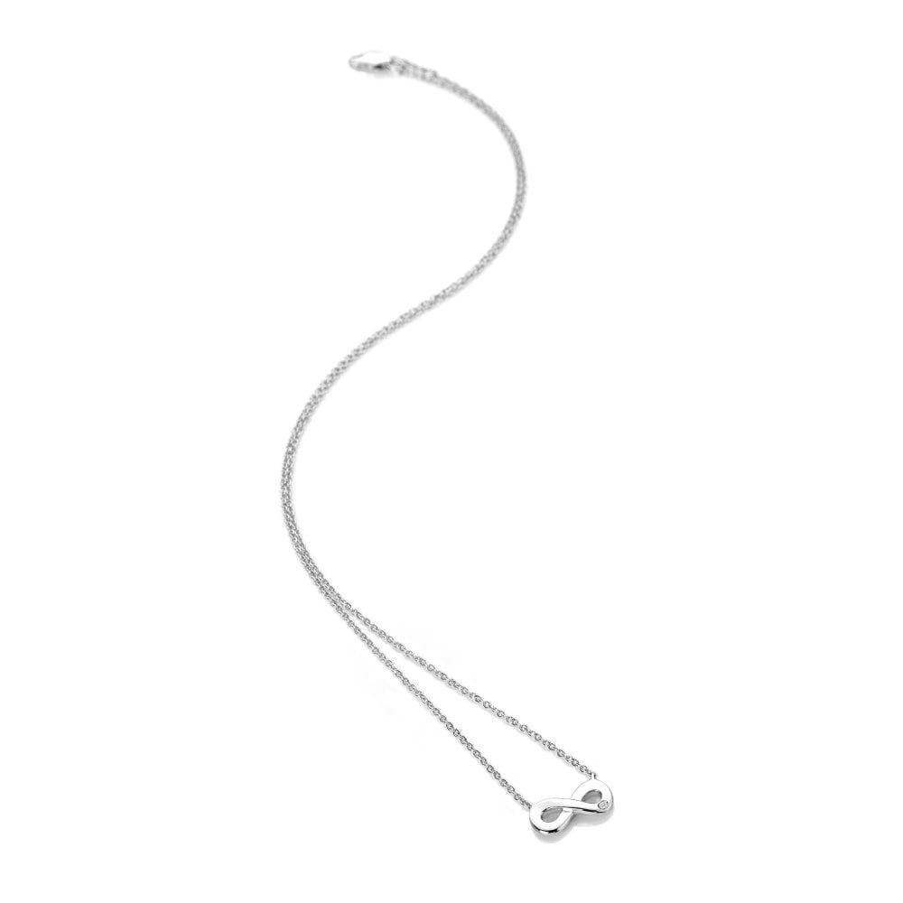 Hot Diamonds Silver Amulets Infinity Necklace