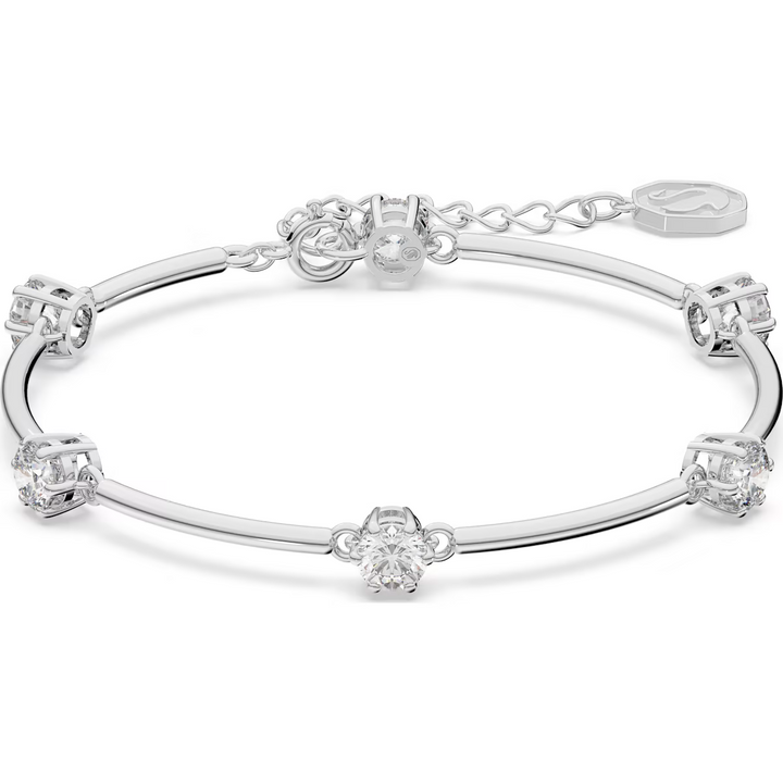 Swarovski Silver Constella Round Cut Bangle