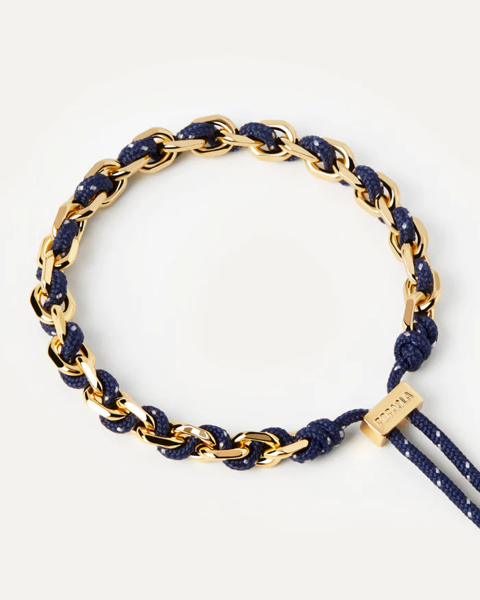 PDPAOLA Gold Midnight Adjustable Rope Bracelet