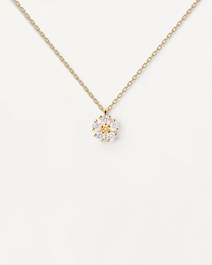 PDPAOLA Gold Daisy Necklace