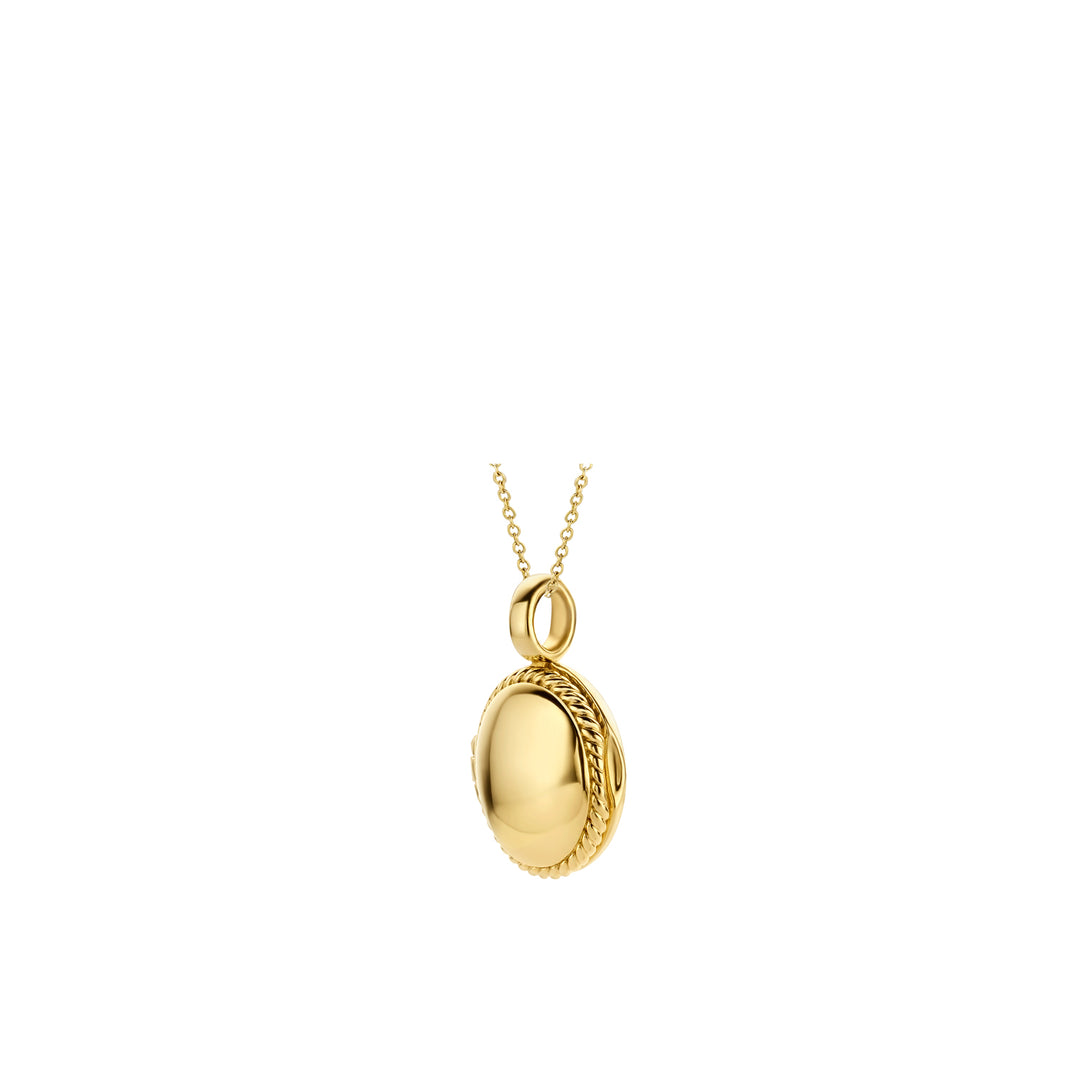 Blush 14ct Gold Locket Pendant