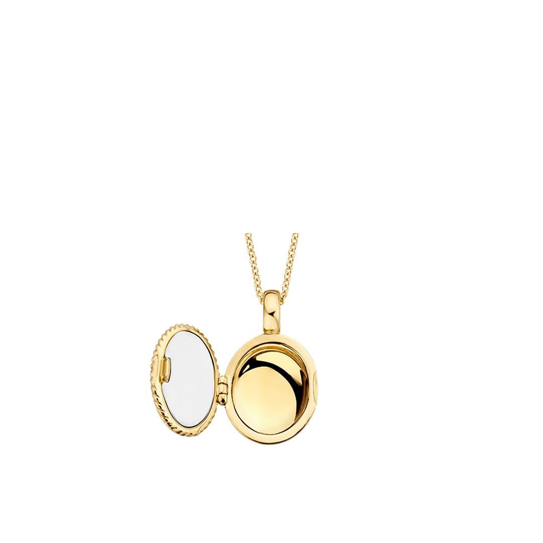 Blush 14ct Gold Locket Pendant