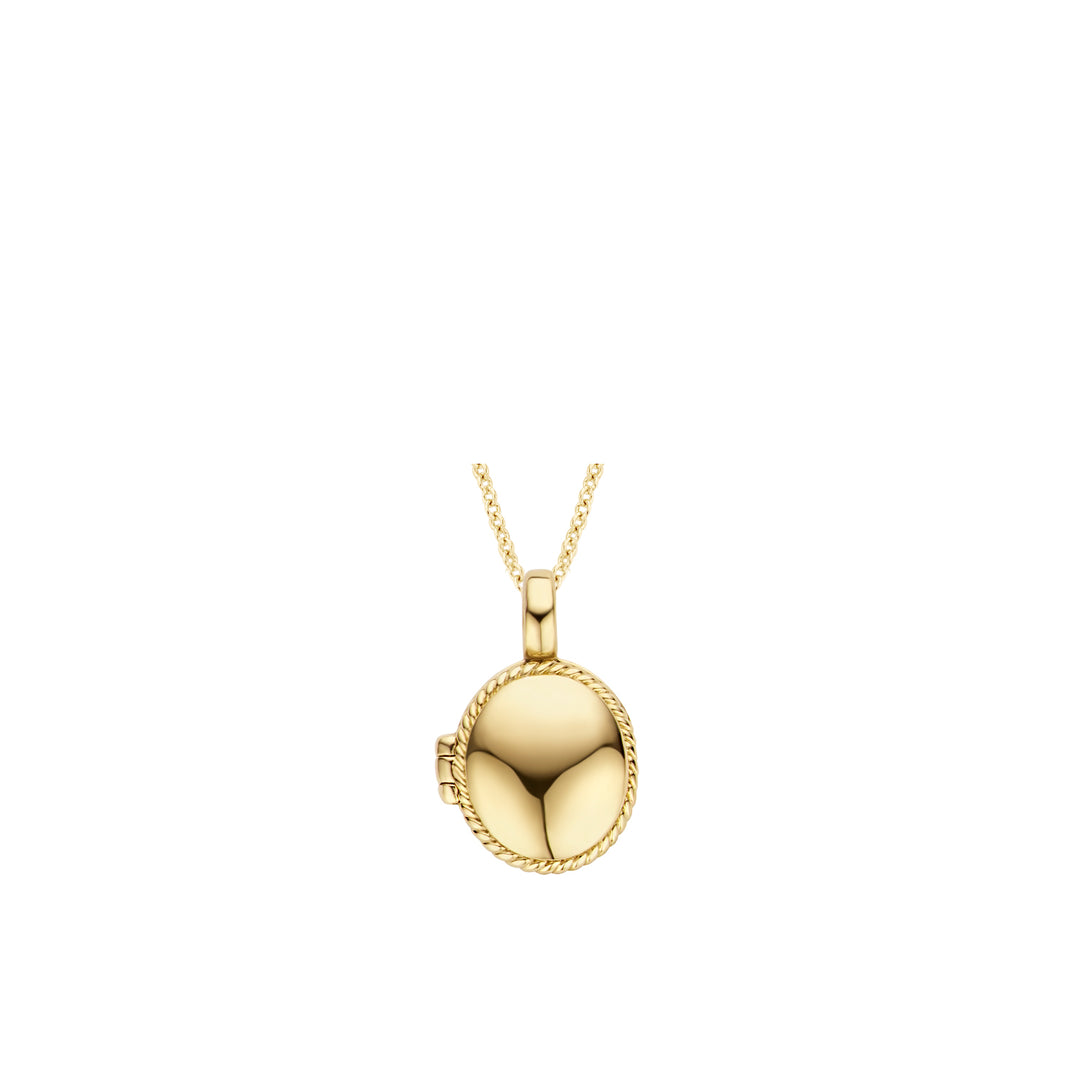 Blush 14ct Gold Locket Pendant