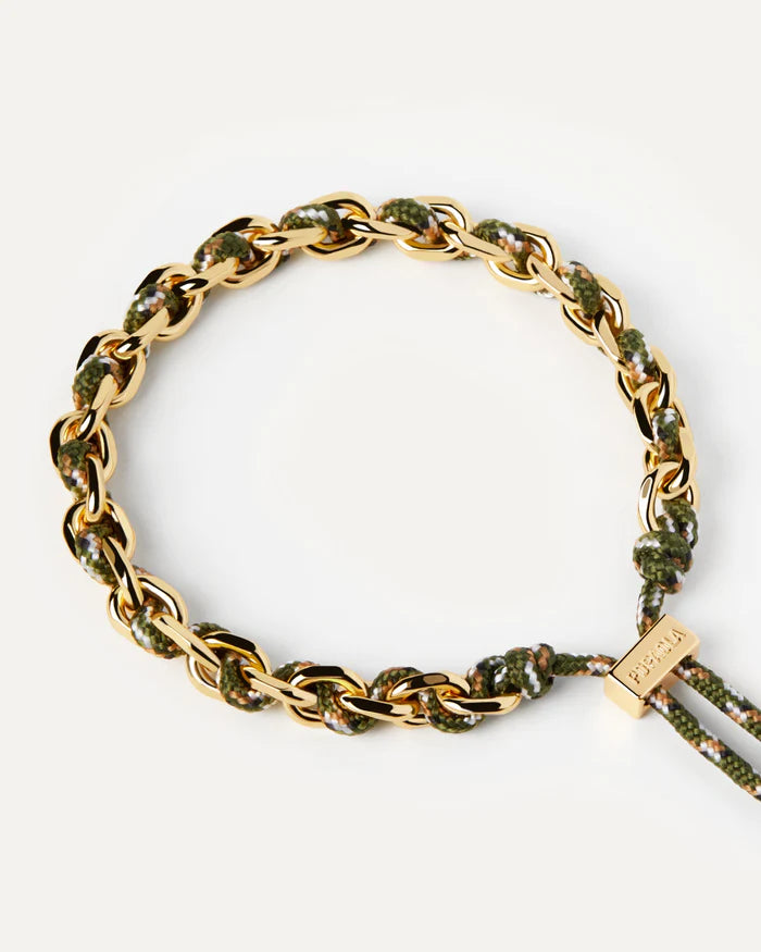 PDPAOLA Gold Cottage Adjustable Rope Bracelet