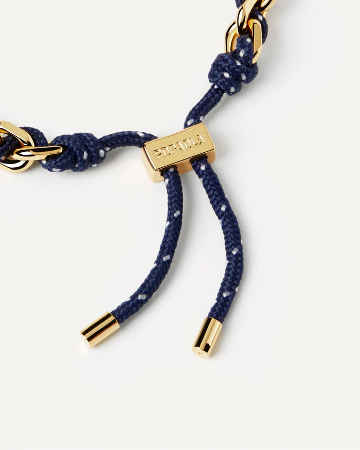 PDPAOLA Gold Midnight Adjustable Rope Bracelet