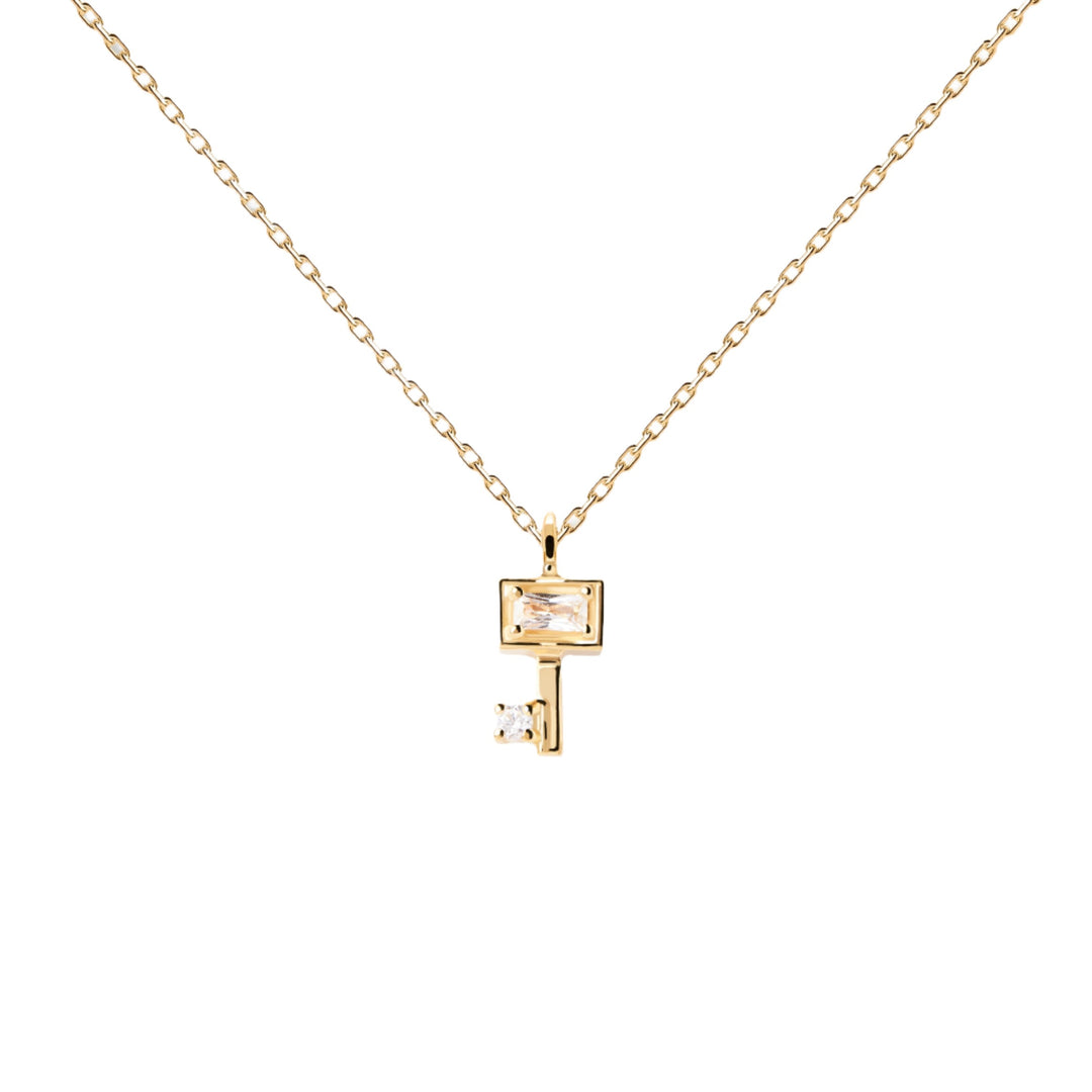 PDPAOLA Gold Key Necklace