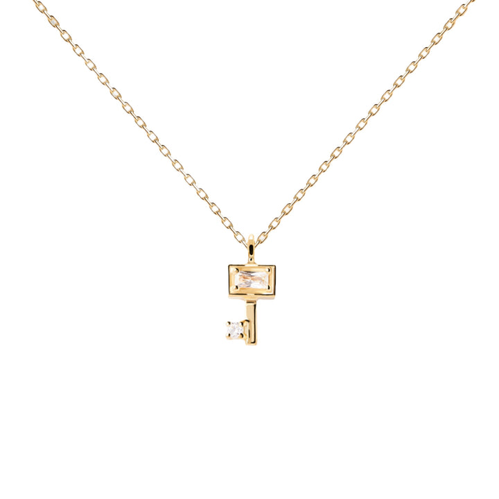 PDPAOLA Gold Key Necklace