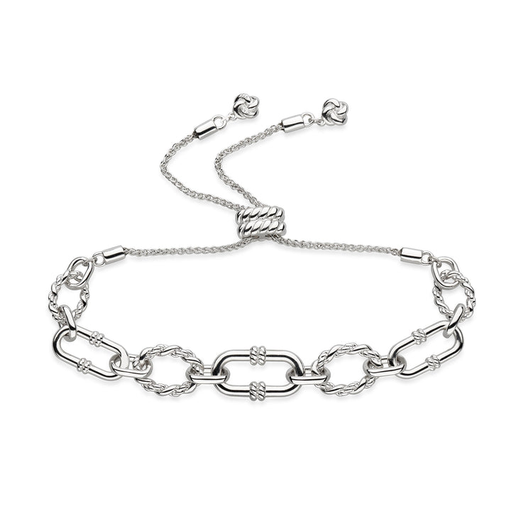 Kit Heath Silver Marina Graduated Toggle Bracelet