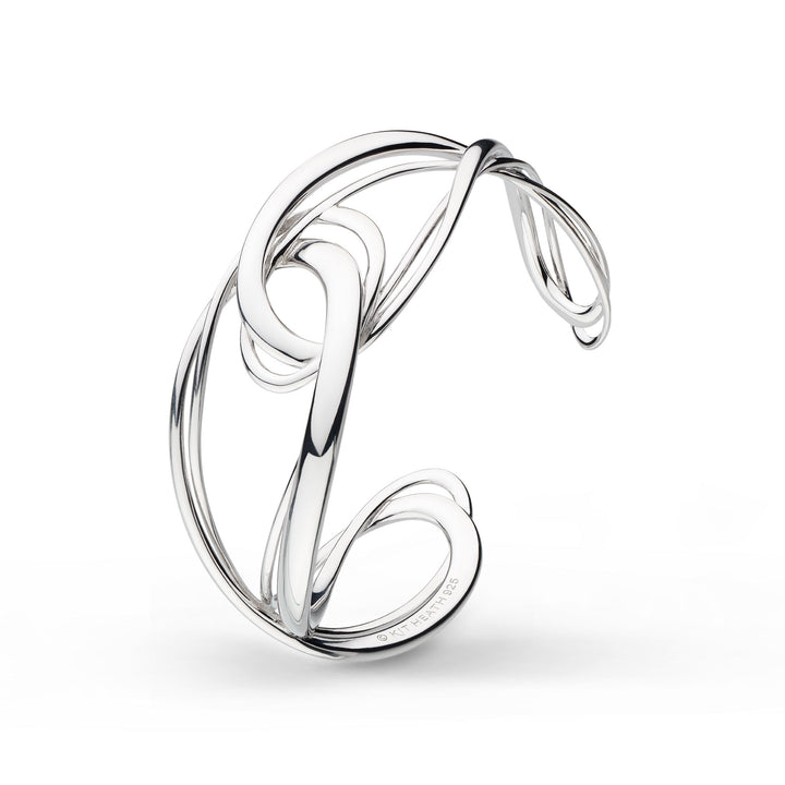 Kit Heath Silver Infinity Grande Cuff Bangle