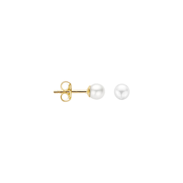 Blush 14ct Solid Gold Fresh Water Pearl Stud Earrings