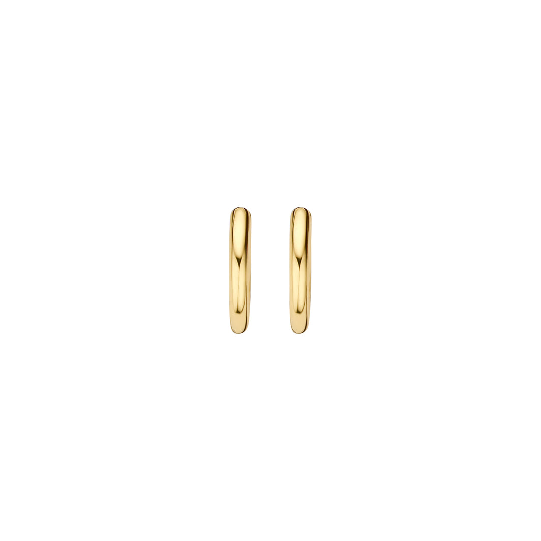 Blush 14ct Solid Gold Round Hoop Earrings