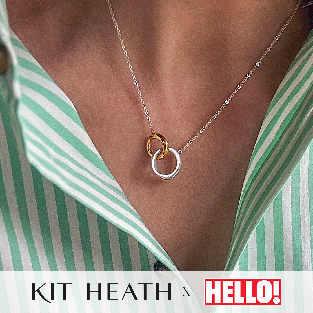 Kit Heath Happiness Bevel Cirque Link Golden Necklace