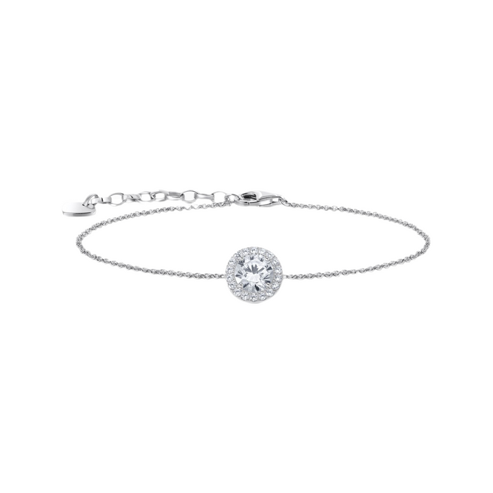 Thomas Sabo Silver Round Halo Bracelet