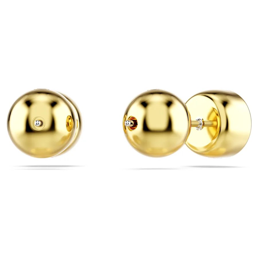 Swarovski Gold Imber Round Cut Stud Earrings