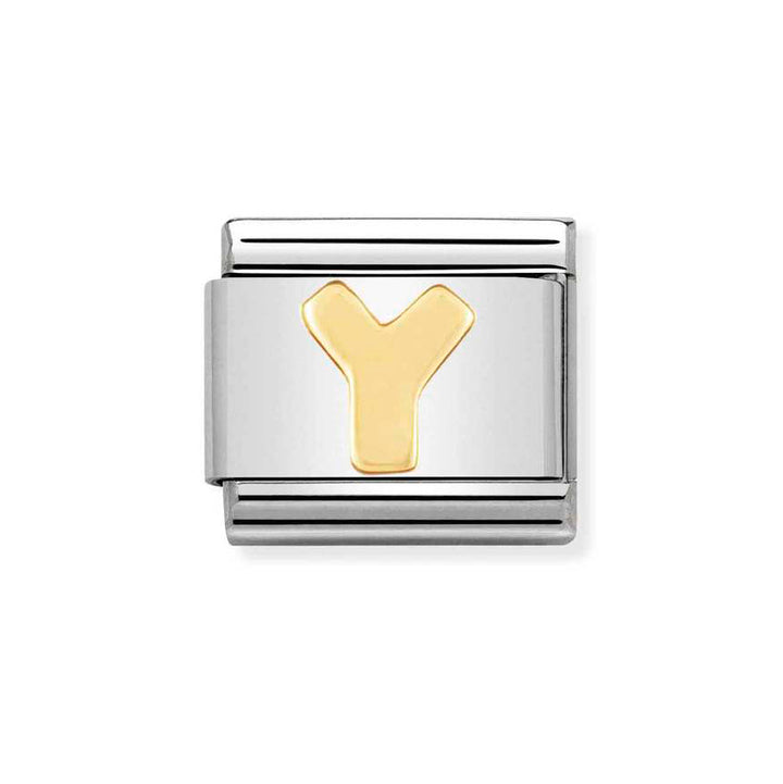 Nomination 18ct Gold Classic Letter Initials A-Z Charms