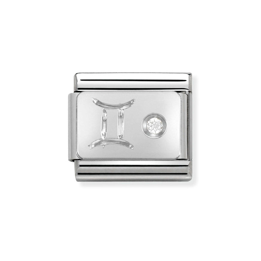 Nomination Classic Silver Zodiac Star Sign Charm