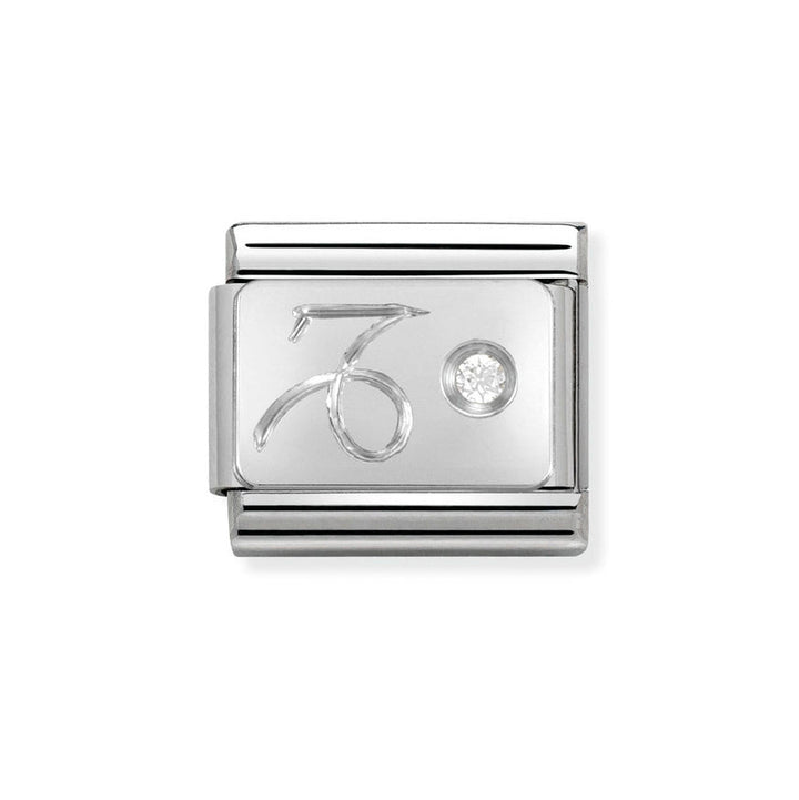 Nomination Classic Silver Zodiac Star Sign Charm