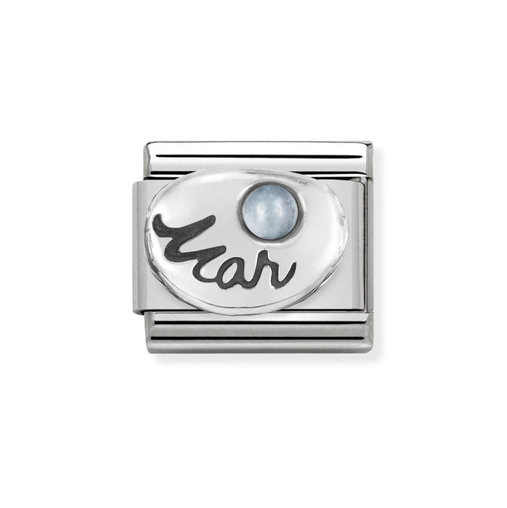 Nomination Classic Silver Birth Month Stone Charm