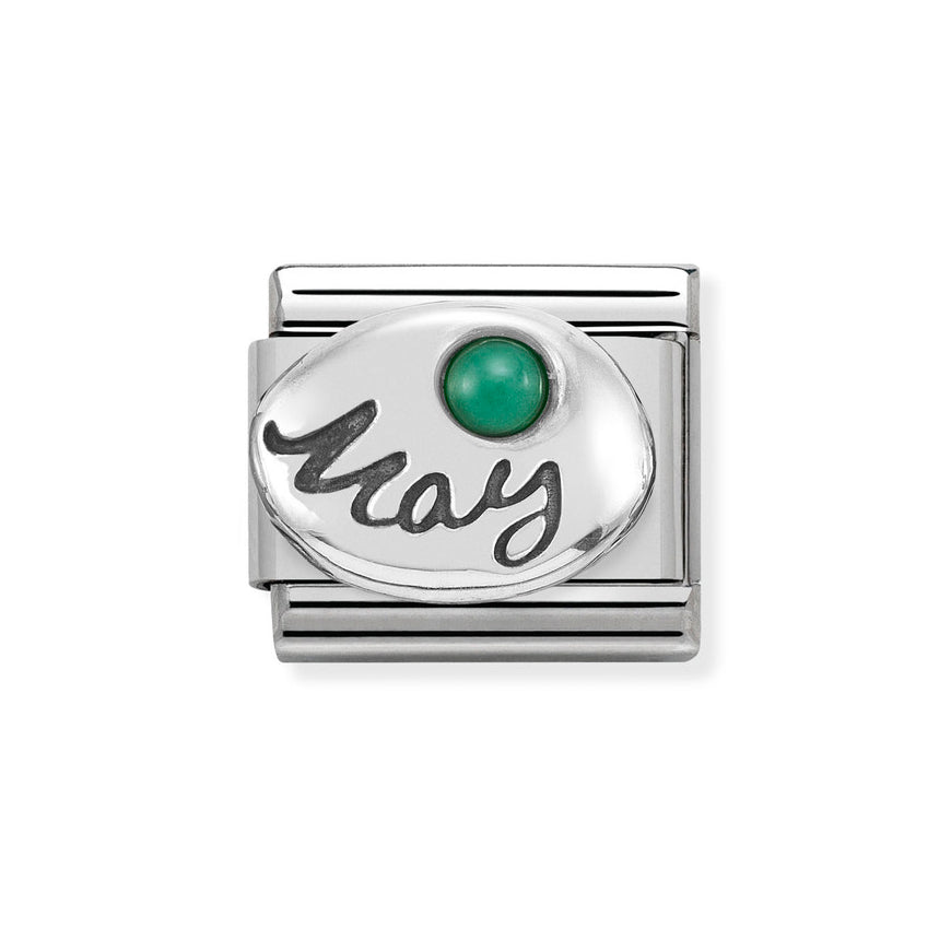 Nomination Classic Silver Birth Month Stone Charm