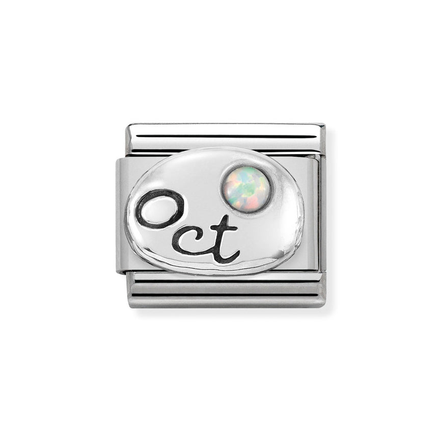 Nomination Classic Silver Birth Month Stone Charm