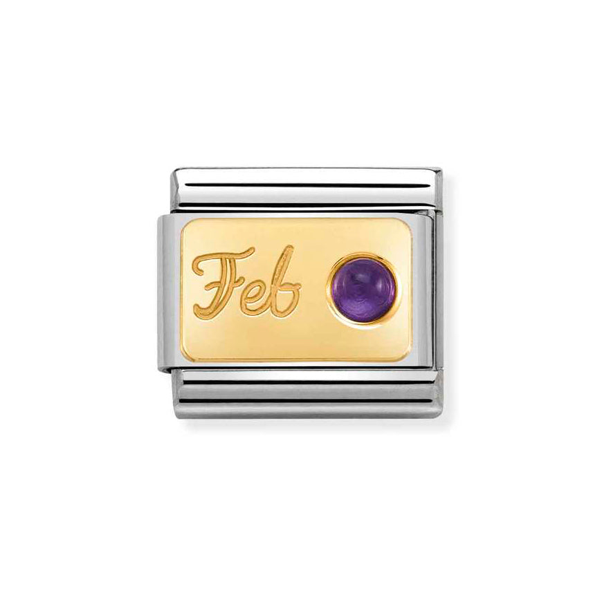 Nomination Classic 18ct Gold Birthstone Charms