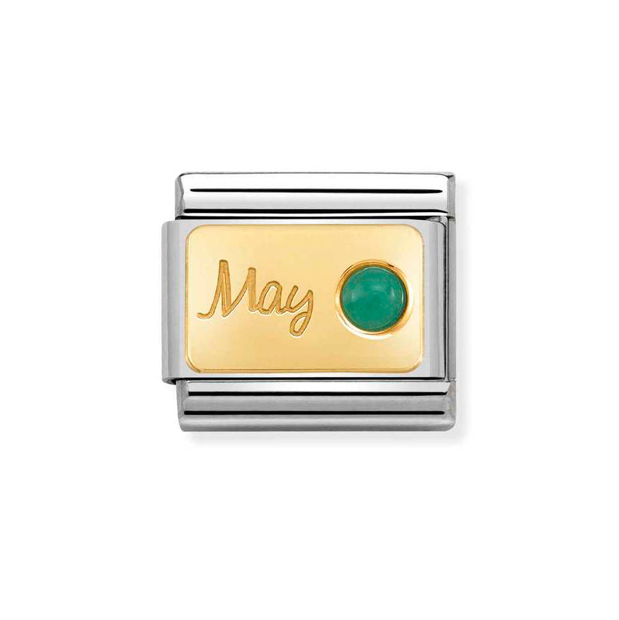 Nomination Classic 18ct Gold Birthstone Charms