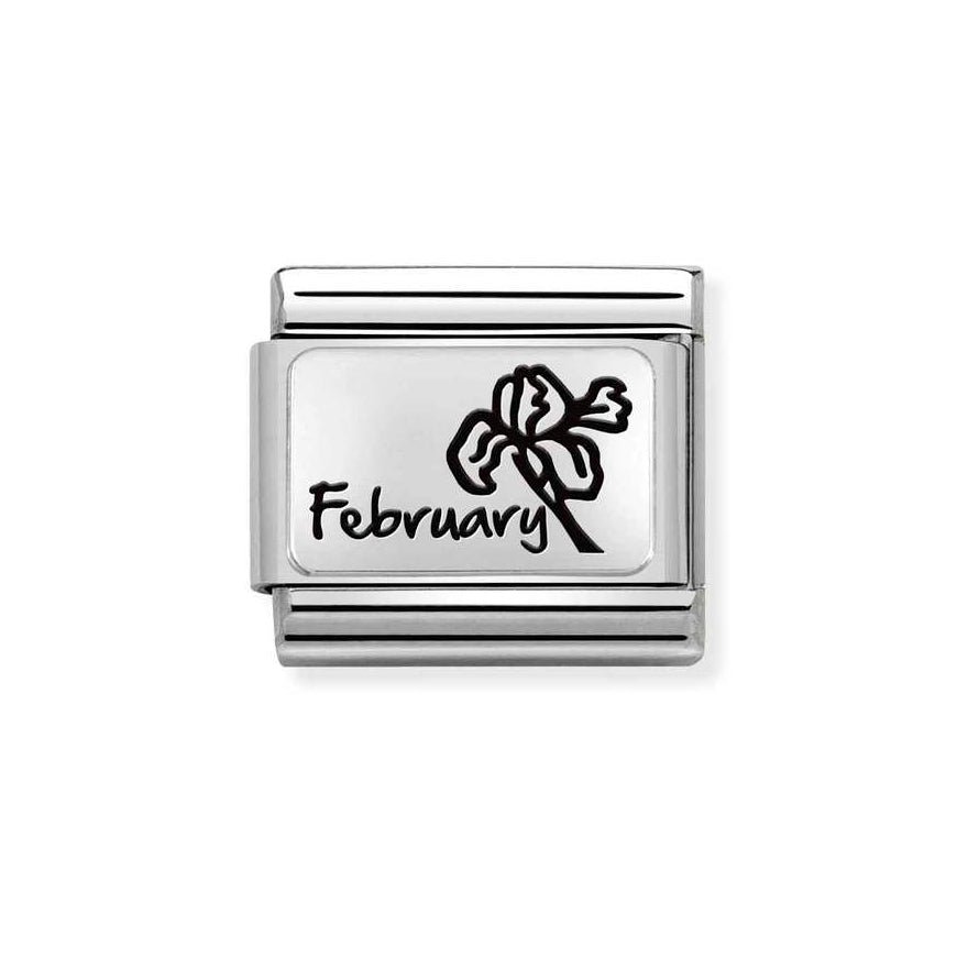 Nomination Silver Classic Birth Month Flower Charm