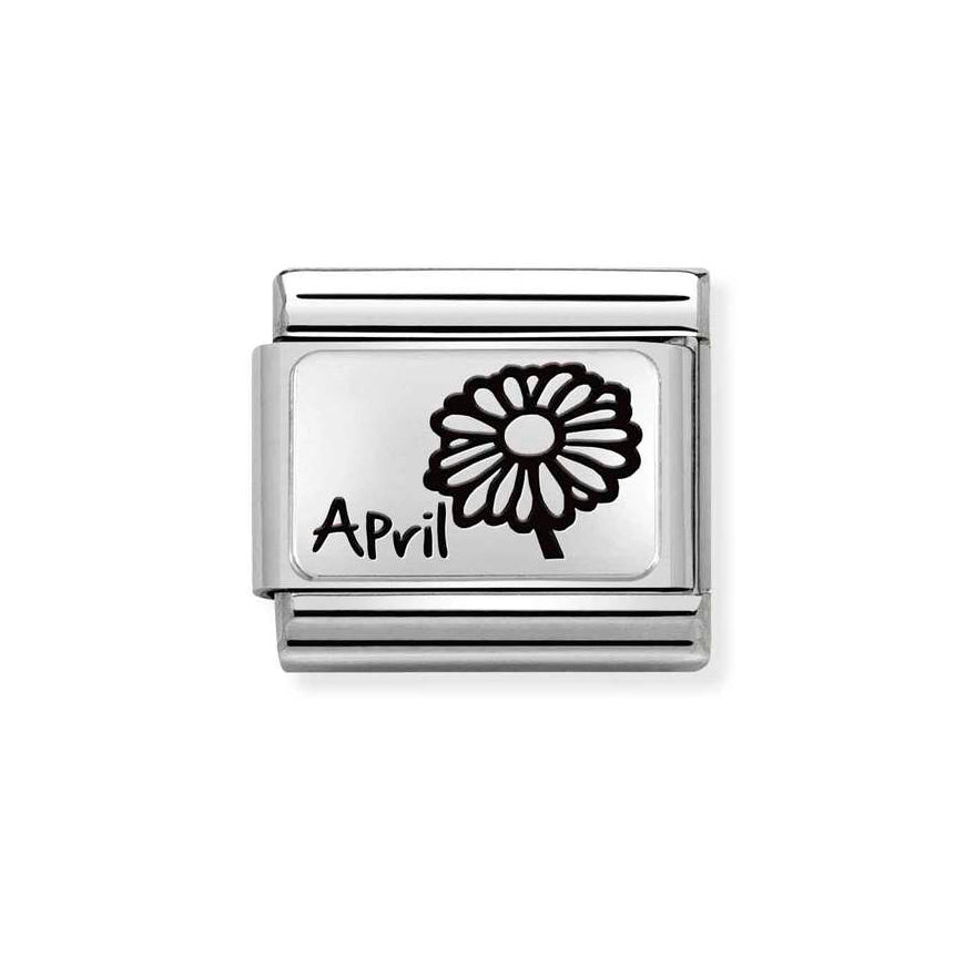 Nomination Silver Classic Birth Month Flower Charm