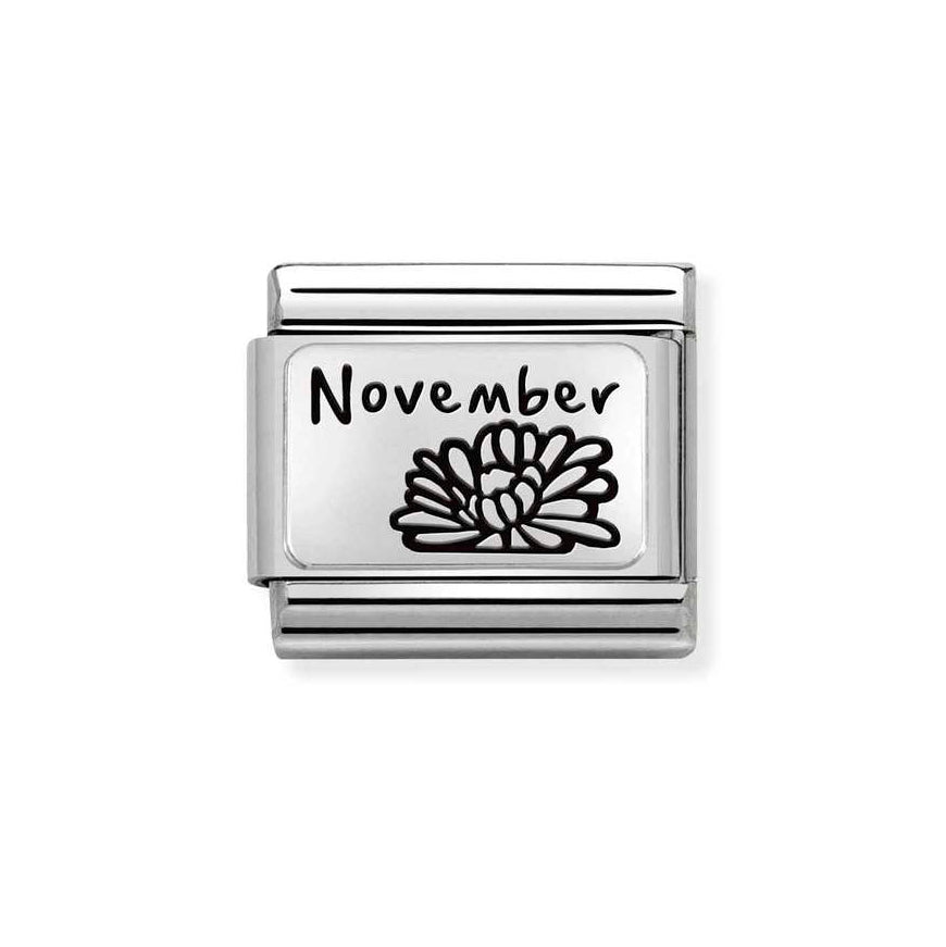 Nomination Silver Classic Birth Month Flower Charm