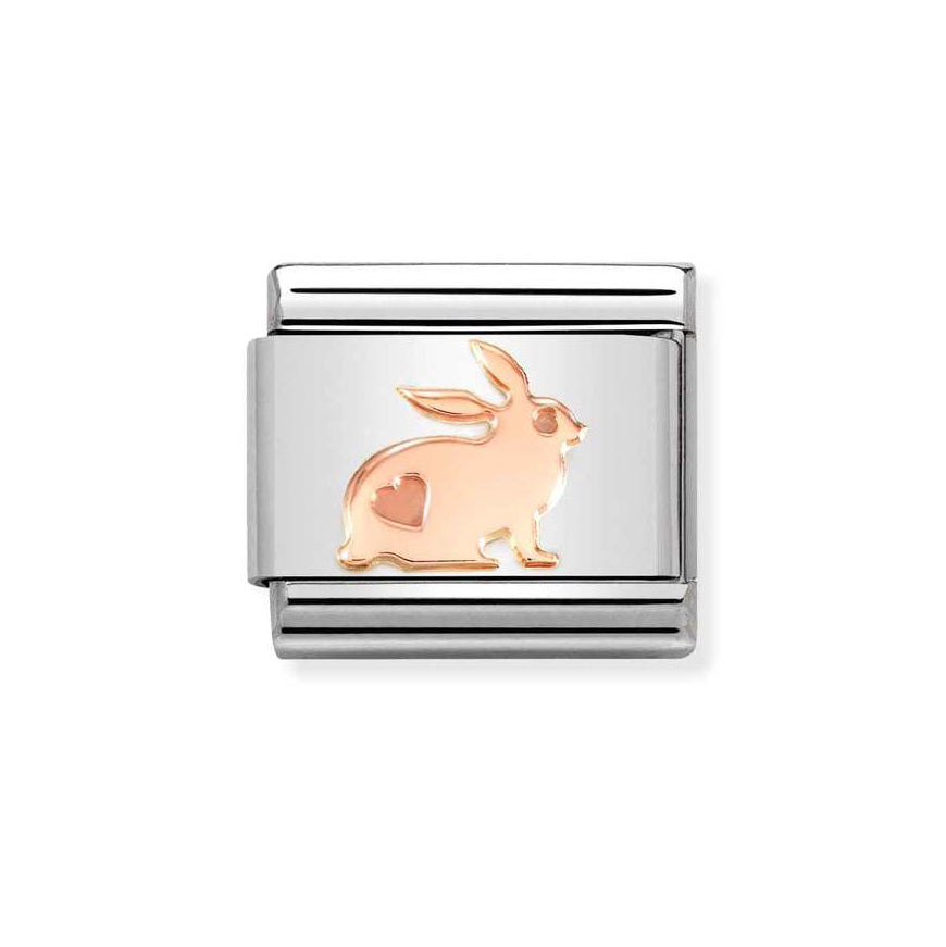 Nomination Classic Rose Gold Rabbit Charm