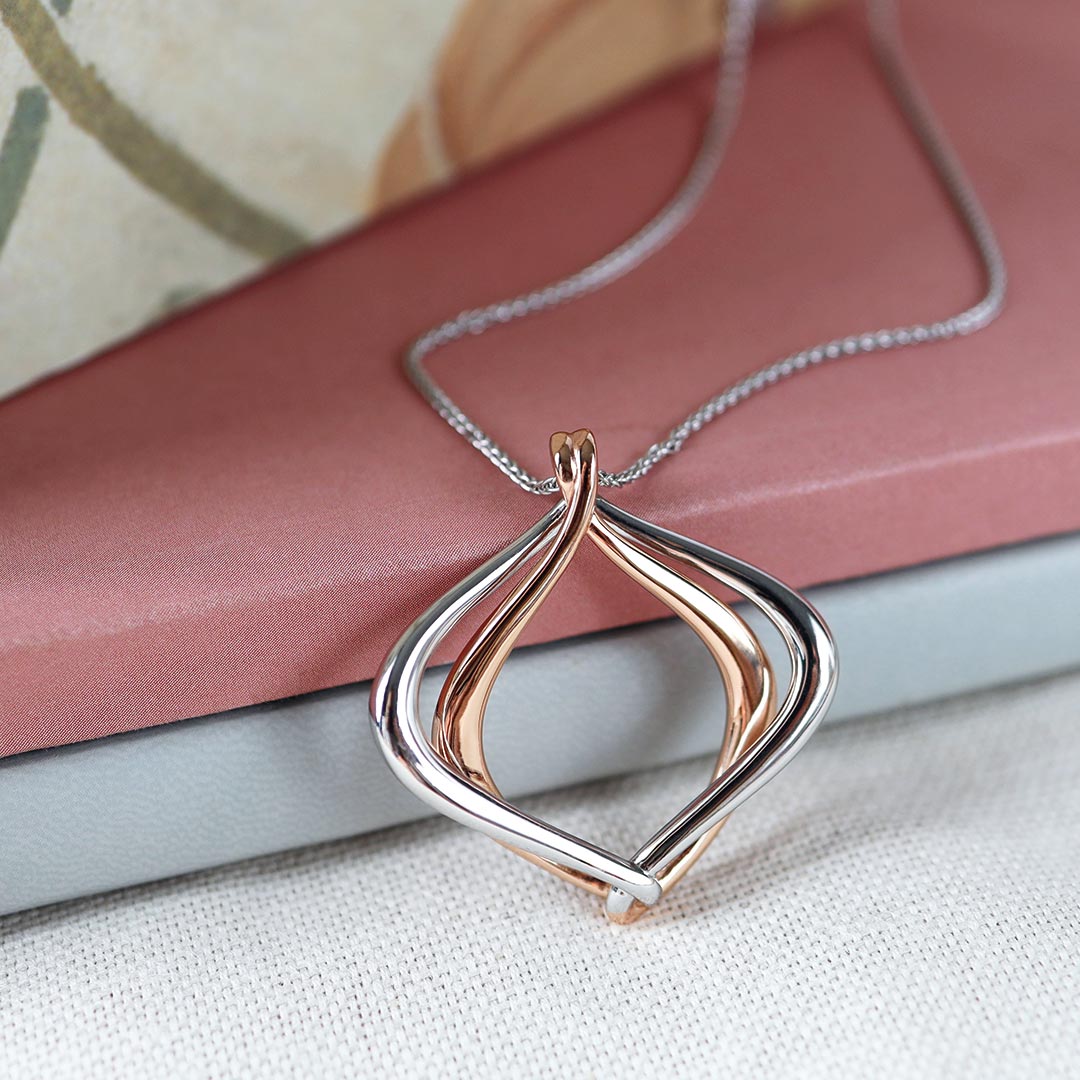 Kit Heath Rose Gold Alicia Grande Slider Necklace