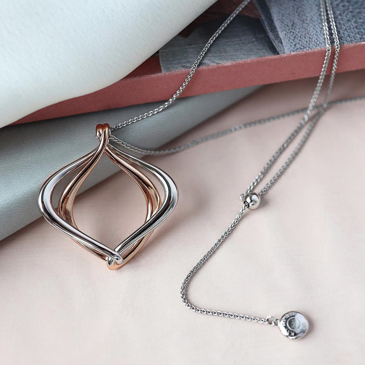 Kit Heath Rose Gold Alicia Grande Slider Necklace