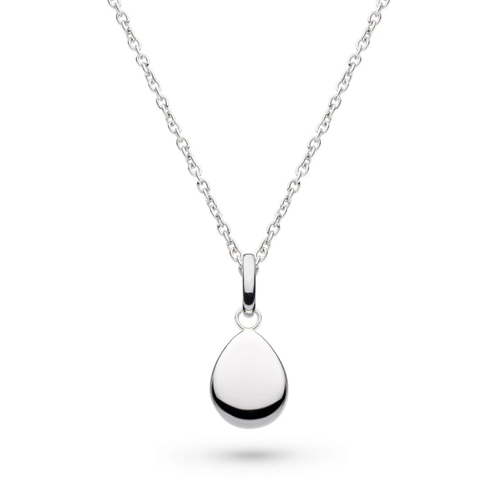 Kit Heath Silver Coast Pebbles Droplet Necklace