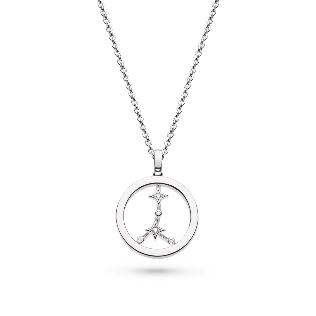 Kit Heath Silver Celeste Constellation Zodiac Necklace