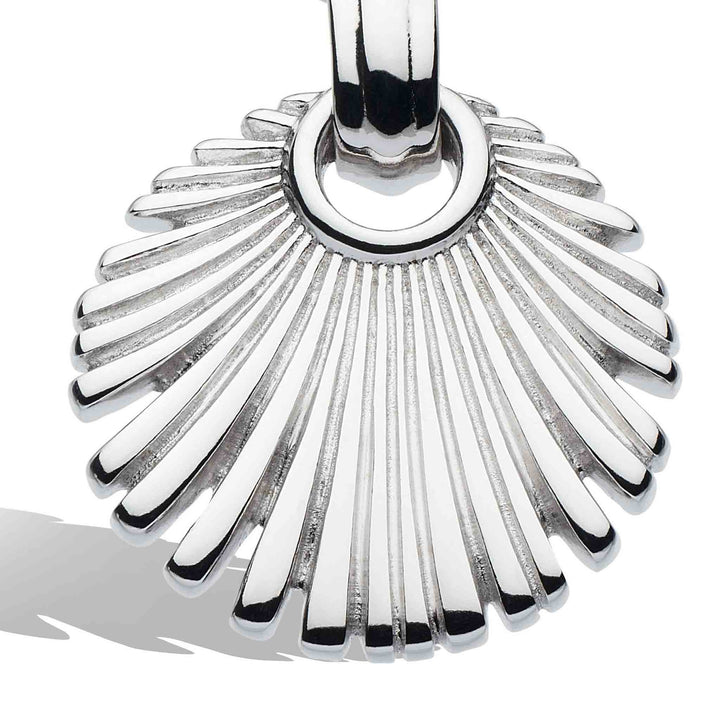 Kit Heath Silver Essence Radiance Small Fan Necklace