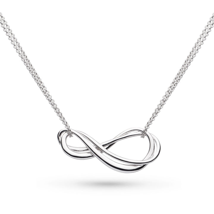 Kit Heath Silver Infinity Double Chain Necklace